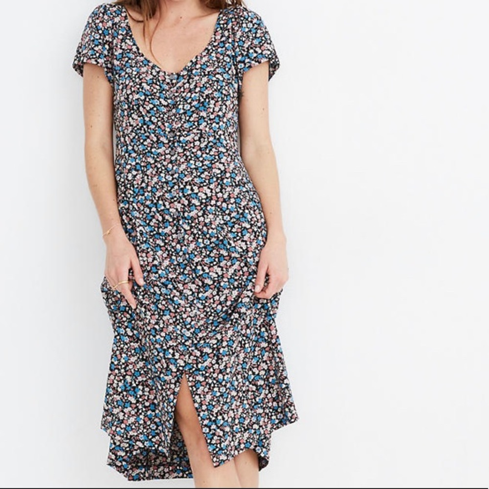 Madewell Puff-sleeve Midi